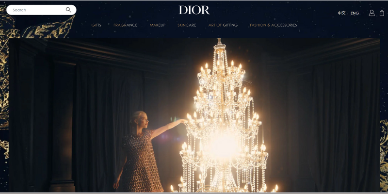 Dior - Website thời trang nổi tiếng