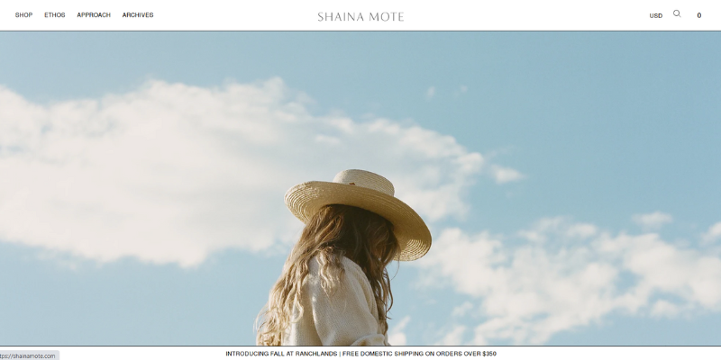 Shaina Mote - Thời trang sang trọng hiện đại