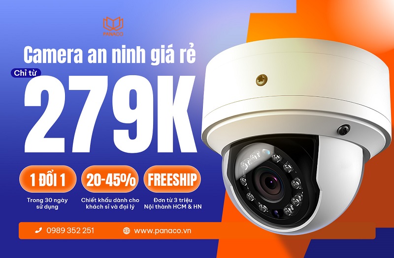 Công ty cung cấp và lắp đặt camera an ninh chính hãng PANACO